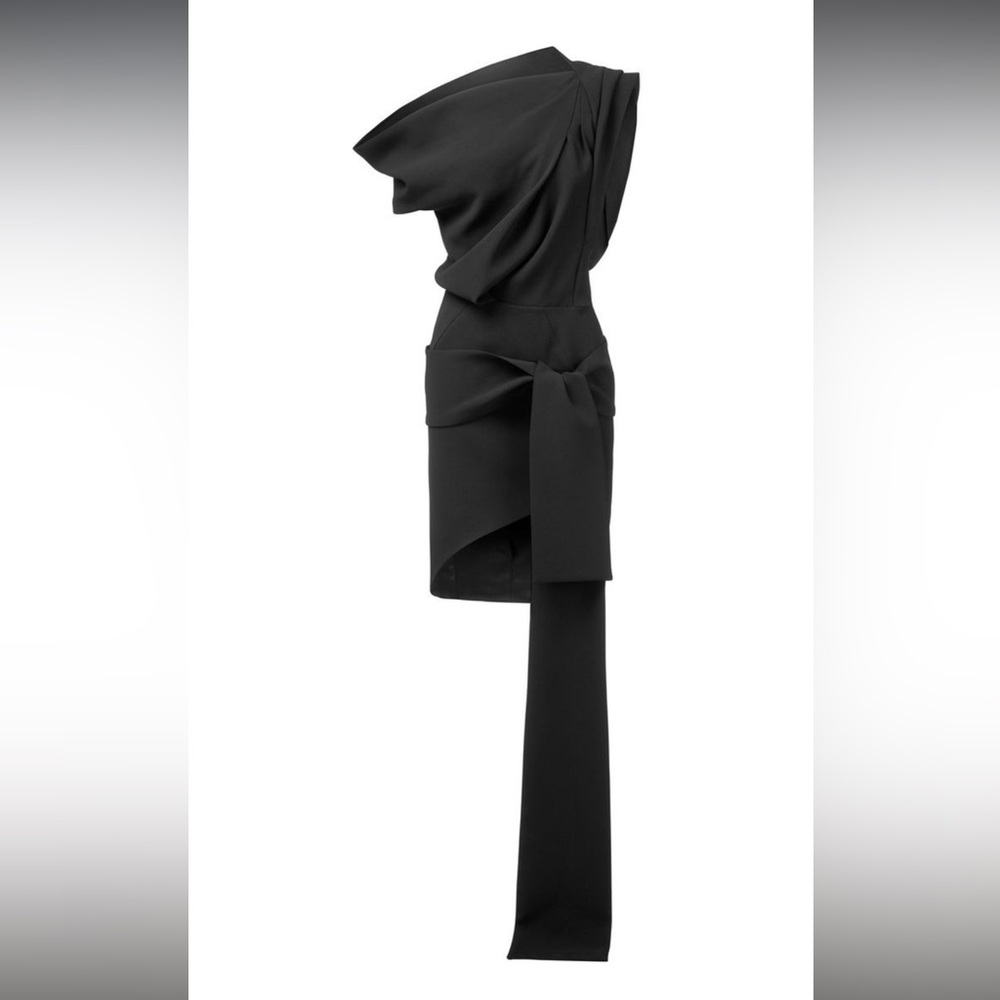 $1560 Maticevski
Stealth Draped Crepe Mini Dress M